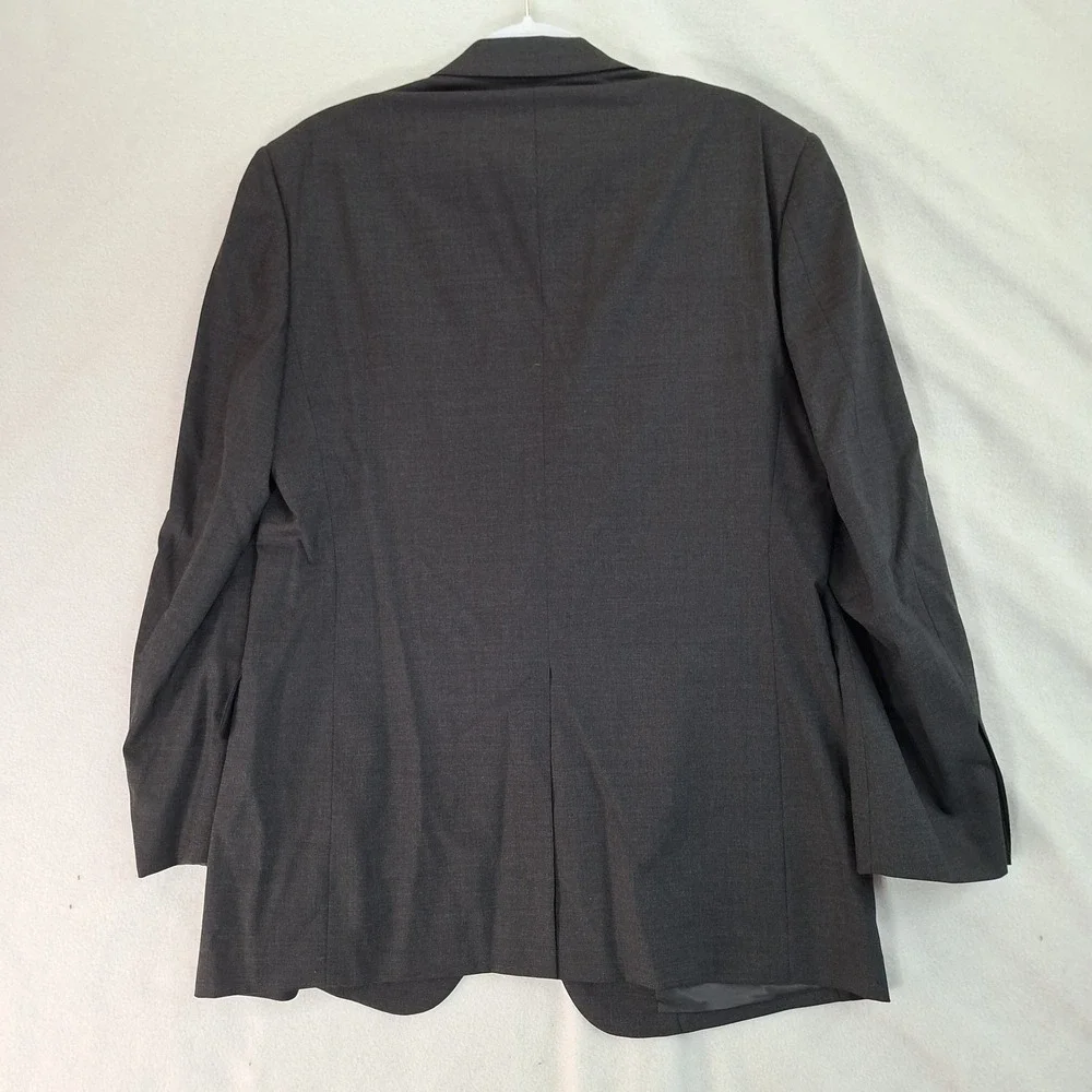 Brooks Brothers 1818 Blazer 40R SAMPLE Wool‎ Lycra Blend Gray Sharkskin